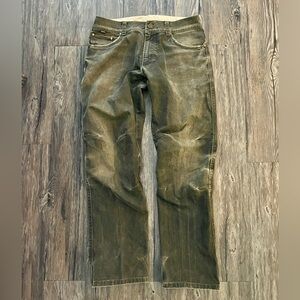Kuhl Men's Rydr Vintage Patina Tan/Green Khakis